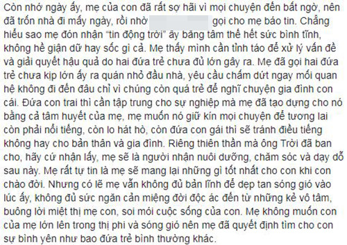 Thanh Thao nhac lai on ao cua Thuy Anh - Ngo Kien Huy, kho xu khi con nuoi hoi bo-Hinh-3