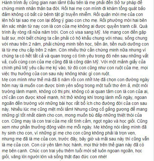 Thanh Thao nhac lai on ao cua Thuy Anh - Ngo Kien Huy, kho xu khi con nuoi hoi bo-Hinh-4