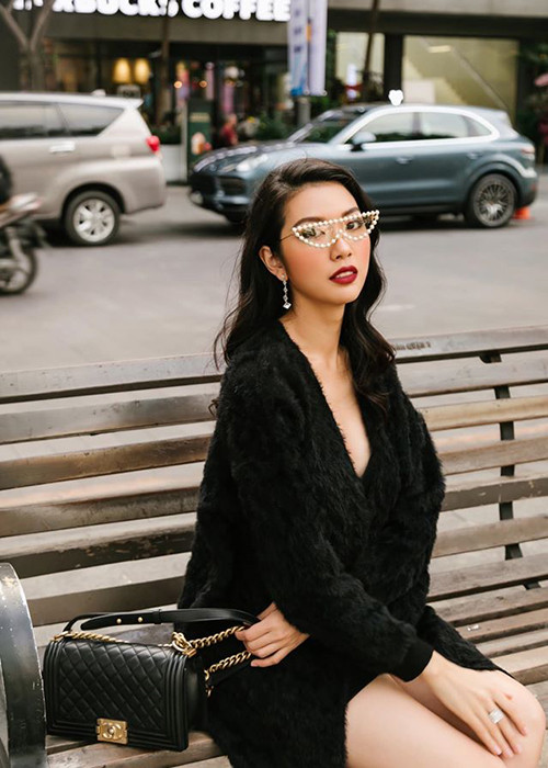 Trên truyền thông, nàng á hậu 2 Hoa hậu Hoàn vũ Việt Nam 2019 từng chia sẻ, chuyện vui của người cũ là động lực giúp cô tìm được tình yêu khác.