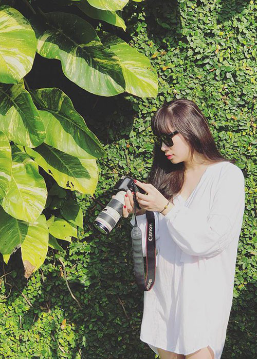 Không chỉ đảm đang, Anh Thư còn sở hữu nhan sắc xinh đẹp.