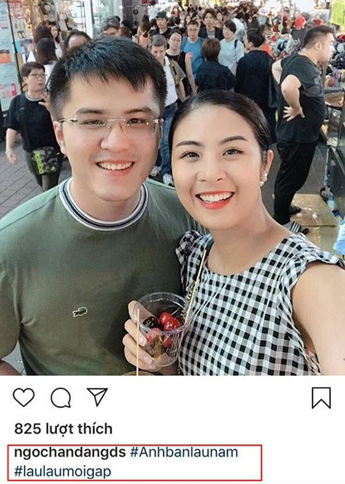 Trên trang cá nhân, Ngọc Hân cũng từng đăng tải một số hình ảnh bên bạn trai tin đồn.