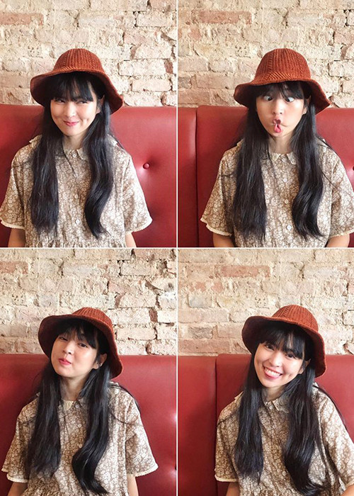 Ngoài đời, Đỗ Khánh Vân cũng rất nhí nhảnh.