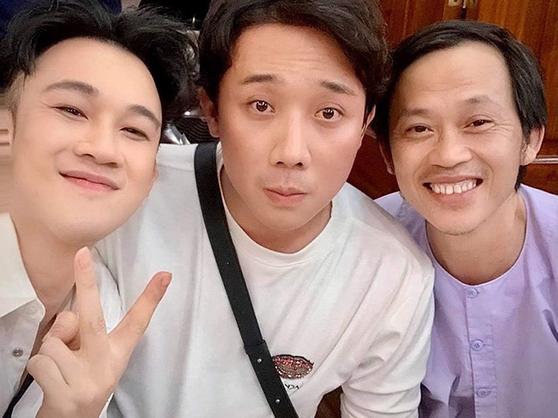 Trấn Thành dự sinh nhật của Hoài Linh.