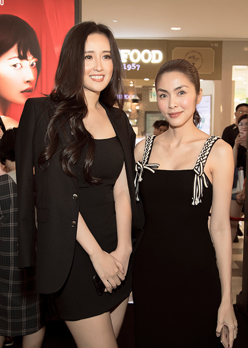 Mai Phuong Thuy do sac “gai hai con” Tang Thanh Ha tai su kien