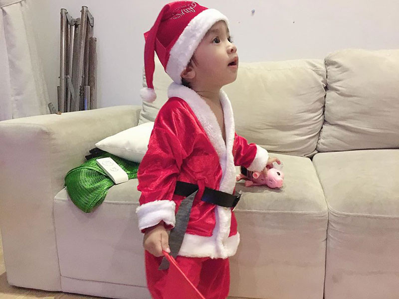  Nguyệt Ánh hiện tại thoải mái hơn trong việc khoe con trai.