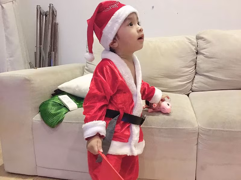  Nguyệt Ánh hiện tại thoải mái hơn trong việc khoe con trai.