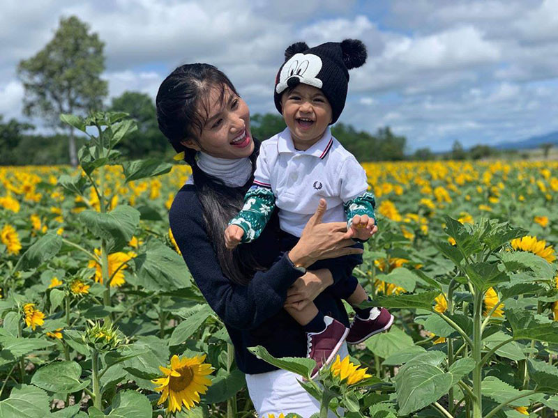 Nữ diễn viên hạ sinh con trai đầu lòng vào tháng 7/2018.