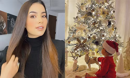 Pham Huong lo anh can mat con trai dau long?