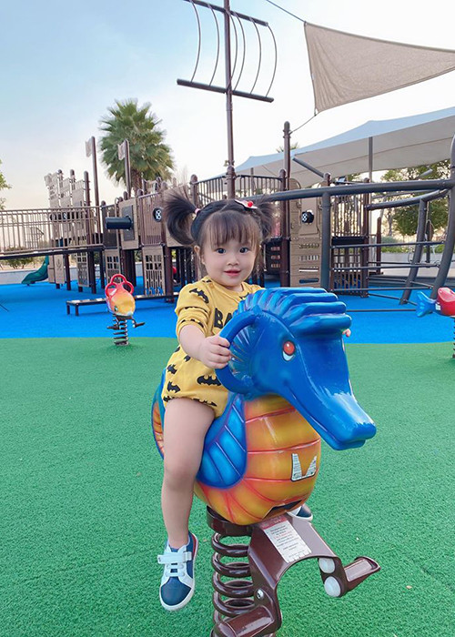 Người hâm mộ Diệp Lâm Anh khen bé Boorin xinh như búp bê, lớn lên sẽ là một mỹ nhân.