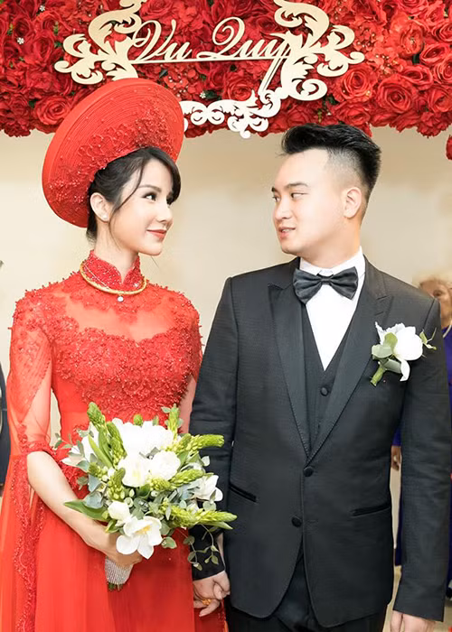 Ông xã của Diệp Lâm Anh sở hữu vẻ ngoài điển trai và có gia thế khủng.