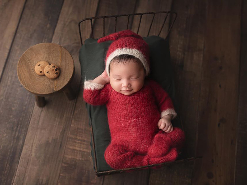 Mới đây, nhân dịp Giáng sinh, Diệp Lâm Anh khoe ảnh cận mặt con trai thứ hai.