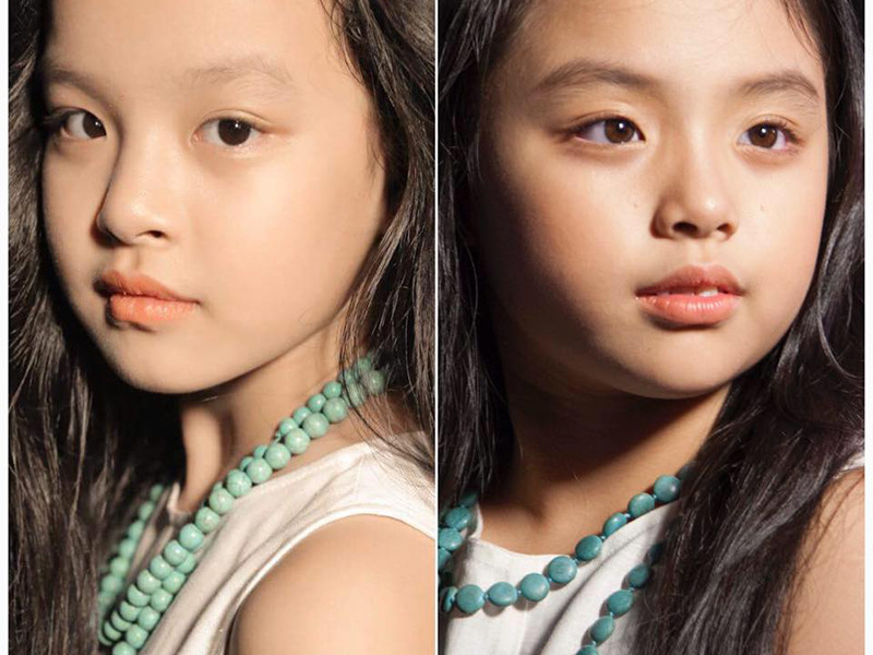 Bé Suli (trái) tên thật là Lê Gia Hân, sinh ngày 10/4/2007. Bé Suti sinh ngày 28/10/2008, tên thật Lê Gia An.