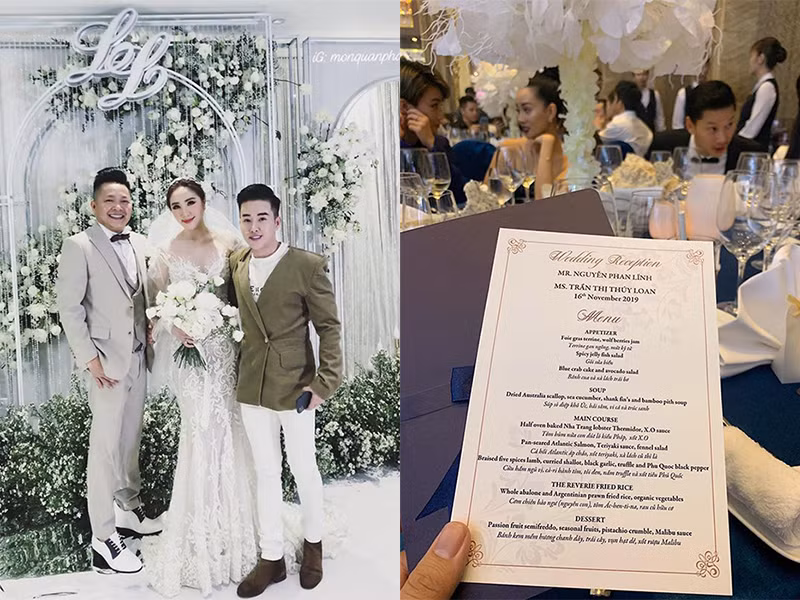 Trong năm 2019, đám cưới Bảo Thy và doanh nhân Phan Lĩnh diễn ra tại một khách sạn sang trọng bậc nhất Sài Gòn. Không gian hôn lễ có tông màu trắng, trông xa hoa, sang trọng. Ngoài ra cô dâu chú rể còn thiết đãi khách mời toàn món sơn hào hải vị đắt đỏ với 9 món từ khai vị đến tráng miệng.