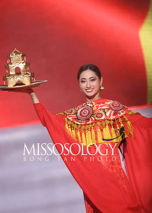 Hanh trinh chinh phuc top 12 Hoa hau The gioi cua Luong Thuy Linh