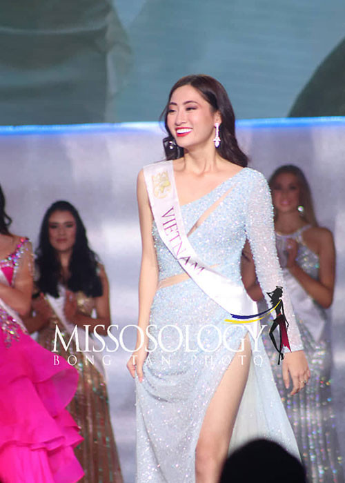 Người đẹp đến từ Cao Bằng cho biết, khi được gọi tên, cô đã hét lớn rồi bật khóc đồng thời mỉm cười. Lương Thùy Linh tự nói với bản thân giữ bình tĩnh nhưng cô không làm được. Rất may, máy quay không ghi lại khoảnh khắc này.