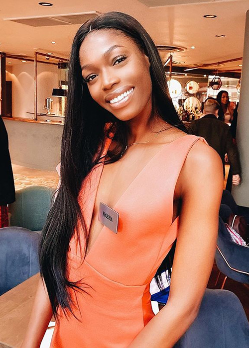 Thí sinh đoạt giải Người đẹp trình diễn thời trang là đại diện Nigeria.