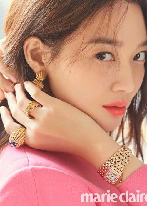 Trong showbiz Hàn, Shin Min Ah là một ngôi sao nhân ái. Trong suốt 10 năm qua, cô quyên góp 14 tỷ won cho quỹ từ thiện Trái tim tình yêu, giúp đỡ trẻ mồ côi và người già neo đơn.