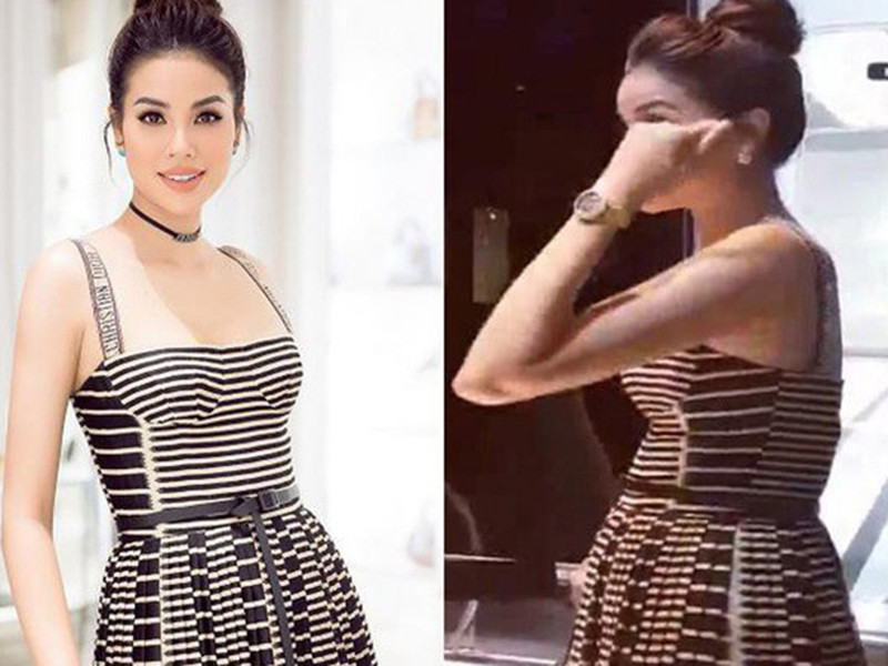 Người đẹp gốc Hải Phòng bị nghi mang bầu vì liên tục để lộ vòng 2 lùm lùm vào năm 2018.