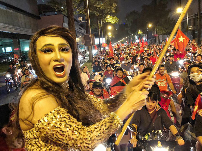 Huỳnh Lập bày tỏ sự phấn khích khi đi bão.