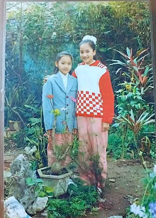 Cô sở hữu chiều cao vượt trội ở tuổi 12.