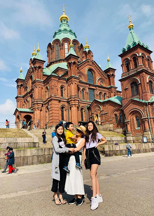 Con trai của Mỹ Lệ tên là Jonathan, ở nhà được gọi là Cà Rốt.