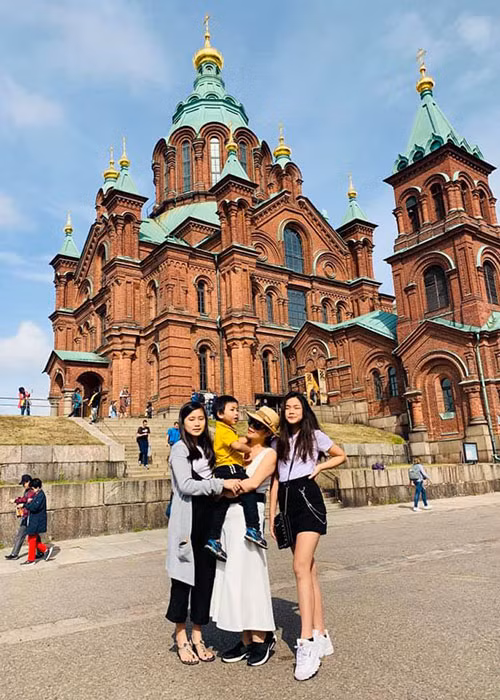 Con trai của Mỹ Lệ tên là Jonathan, ở nhà được gọi là Cà Rốt.