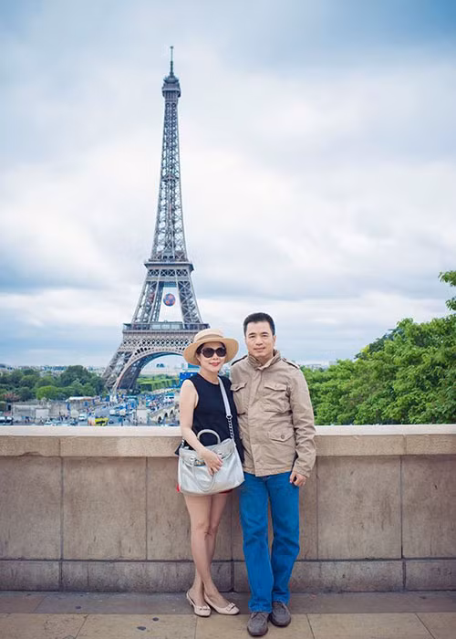 Sau nhiều năm về chung một nhà, tình cảm vợ chồng Mỹ Lệ vẫn mặn nồng.