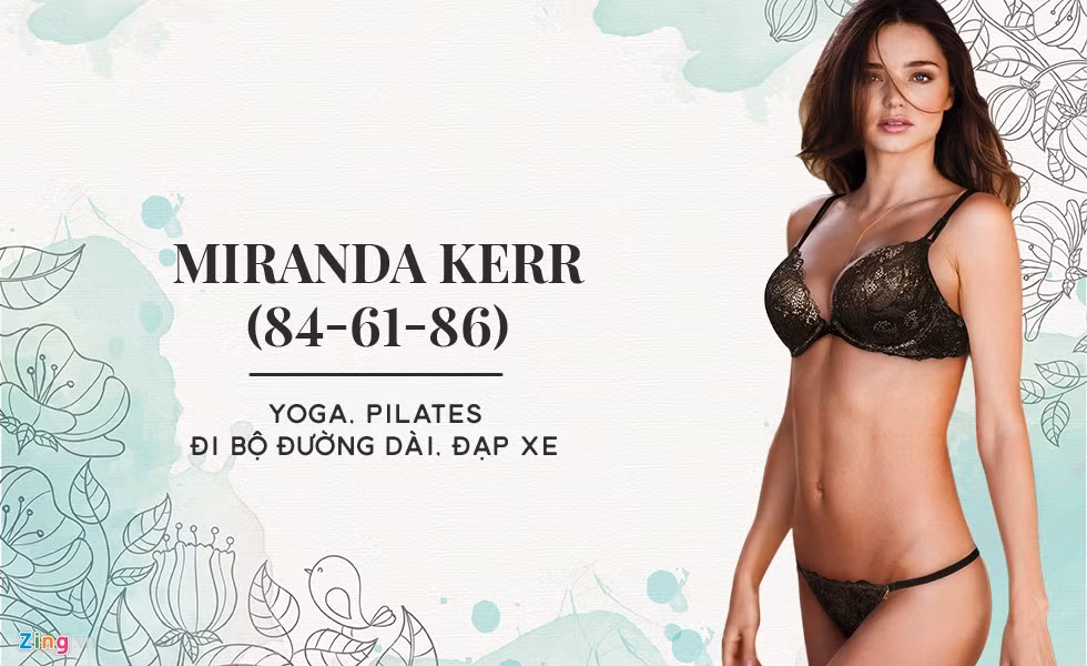 Yoga là môn thể thao yêu thích của Miranda trong suốt 15 năm. Mỗi ngày, cô tập yoga ít nhất 20 phút. Bên cạnh đó, Miranda cũng thường xuyên áp dụng phương pháp pilates để giữ đôi chân thon dài. Bà mẹ một con cũng rất thích chạy bộ, đi bộ đường dài hoặc đạp xe cùng con trai Flynn mỗi ngày.