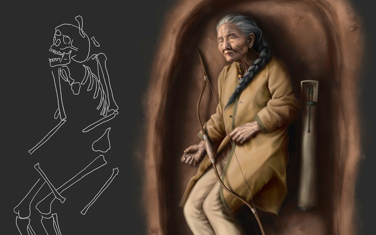 Tim thay hai cot nu tuong quan dau tien o Chau Au