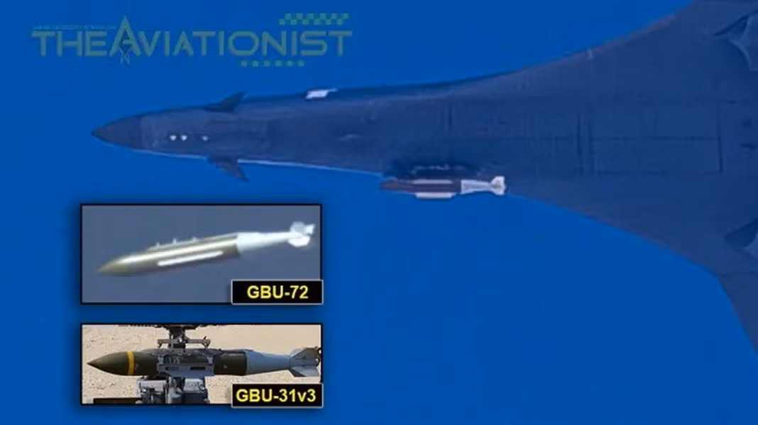 Theo giới thiệu, bom xuyên thế hệ mới GBU-72/B là vũ khí công nghệ cao, được trang bị hệ thống dẫn đường hiện đại và có khả năng xuyên thủng cả những hầm ngầm kiên cố nhất.
