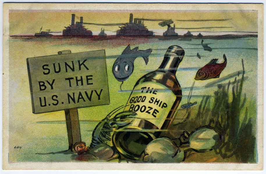 Năm 1914, Bộ trưởng Hải quân Mỹ lúc bấy giờ là Josephus Daniels đã ban hành lệnh cấm uống rượu trên bất kỳ tàu hải quân, xưởng đóng tàu hoặc trạm ven bờ nào.