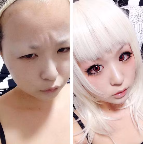 Trên mạng quốc tế từng lan truyền nhiều câu chuyện các chàng trai sốc nặng, uất ức khi phát hiện khuôn mặt thật của người yêu là mỹ nhân cosplay, hot girl trên mạng. Kỹ năng trang điểm cao tay đã khiến các cô gái có nhan sắc tầm thường, thậm chí là xấu xí lột xác hoàn toàn, vịt hoá thiên nga chỉ sau vài chục phút.