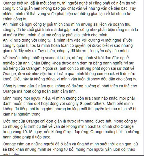 Chau Dang Khoa noi gi khi bi Orange, Ly Ly to an chan tien cat se?-Hinh-3