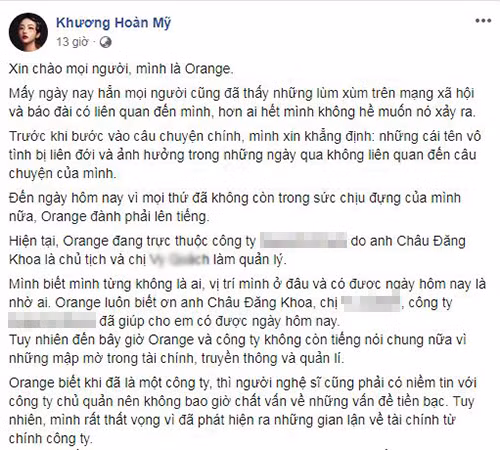 Chau Dang Khoa noi gi khi bi Orange, Ly Ly to an chan tien cat se?-Hinh-2