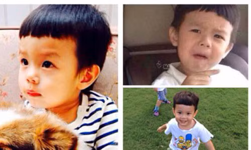 Hạnh phúc của Tôn Lệ và Đặng Siêu thêm trọn vẹn khi con trai đầu lòng chào đời vào tháng 11/2011.