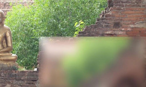 Phan no clip nong cua du khach Y quay tai khu di tich Phat giao Bagan