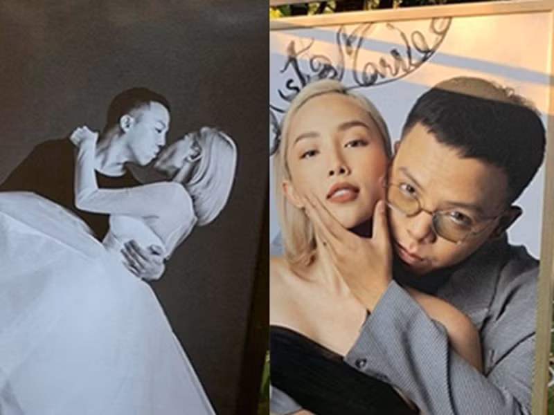 Một số bức ảnh cưới của Tóc Tiên và Hoàng Touliver được hé lộ. Ảnh: Ngôi sao