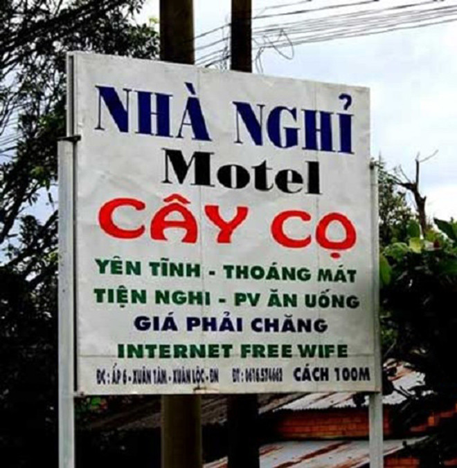 Vào nhà nghỉ dùng internet sẽ được "miễn phí vợ".