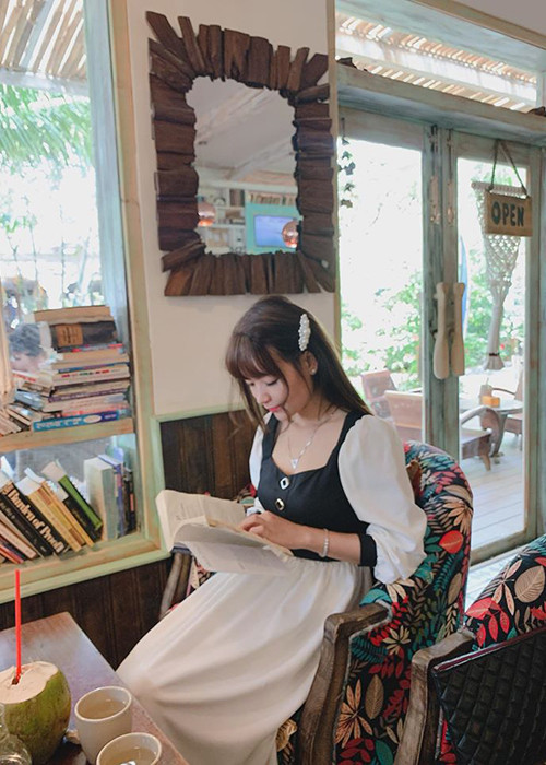 Thảo Vy không bận tâm đến những ý kiến trái chiều về vẻ ngoài của bạn trai.