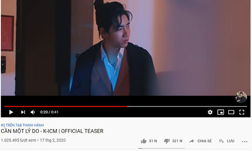 “Can mot ly do” cua K-ICM nhan bao dislike, Jack tai xuat an tuong