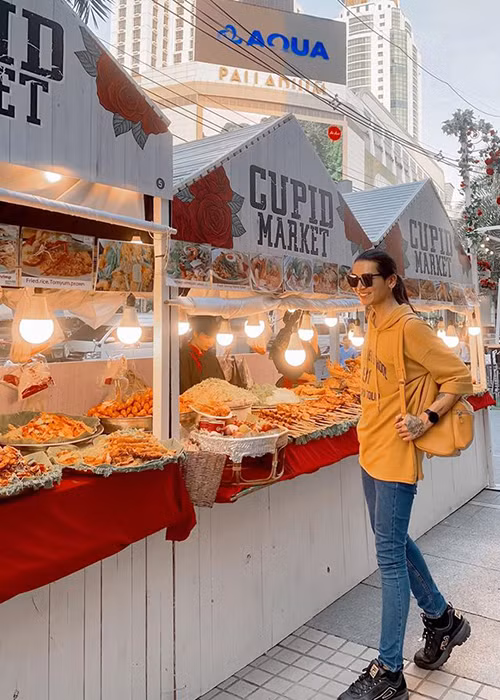 Trước khi đến Hàn Quốc du lịch, BB Trần tận hưởng chuyến nghỉ dưỡng ở Thái Lan.