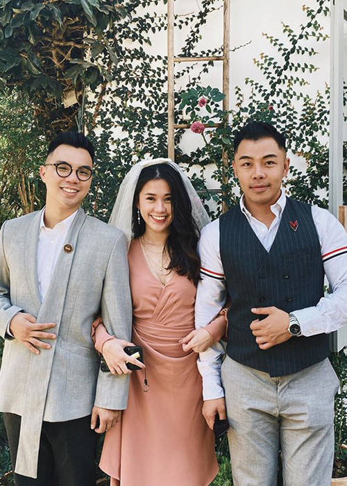 Cô dâu chú rể không chia sẻ hình ảnh hôn lễ trong khi phía người thân, bạn bè của cặp đôi không tiết lộ ảnh hai nhân vật chính. Ảnh: FBNV