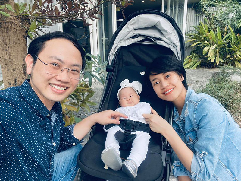 Tổ ấm của nữ MC bình dị nhưng đầy hạnh phúc.