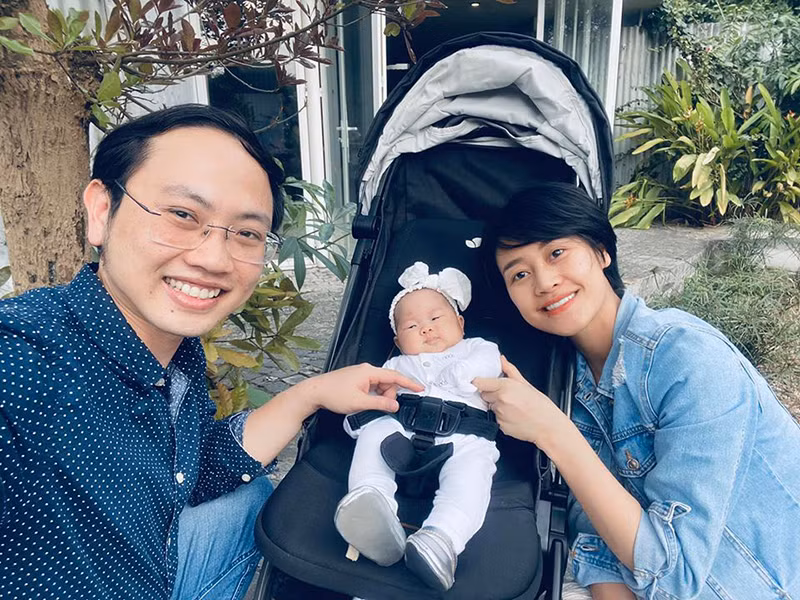 Tổ ấm của nữ MC bình dị nhưng đầy hạnh phúc.