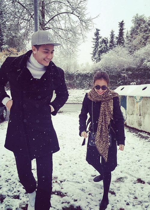 Trước khi vướng nghi vấn tình cảm đồng giới với Gil Lê, Hoàng Thùy Linh từng hẹn hò siêu mẫu Vĩnh Thụy.