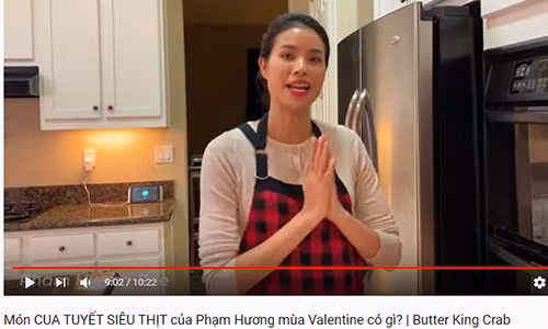 Pham Huong lai bi fan mia mai sai tieng Anh, goi King Crab la cua Tuyet