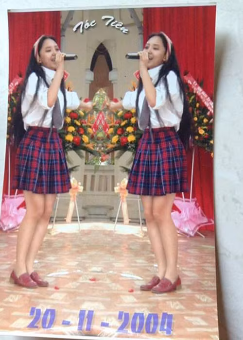 Năm 2005, cô tham gia cuộc thi Tiếng hát truyền hình toàn quốc giải Sao Mai và lọt vào top chung kết khu vực phía Nam. Ảnh: Khám phá