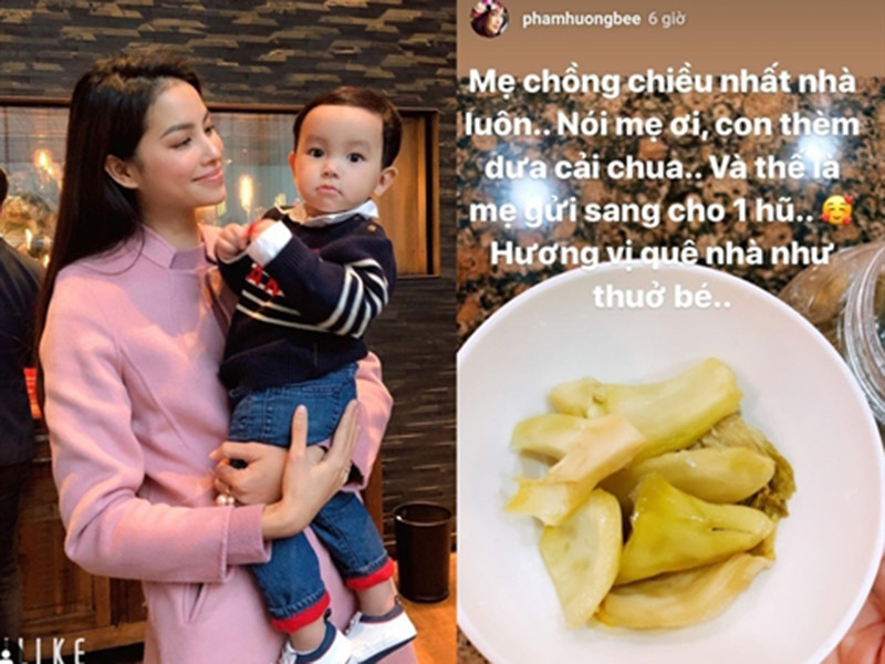 Gần đây, Phạm Hương còn khoe được mẹ chồng tương lai quan tâm.