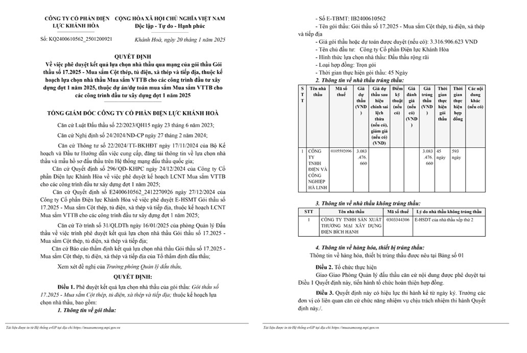 Cty Bich Hanh trung goi mua sam hon 1,2 ty cua Dien luc Khanh Hoa-Hinh-4