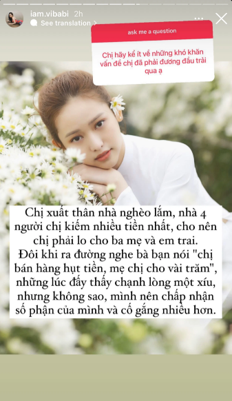 Dù không có sự hậu thuẫn từ gia đình nhưng Thúy Vi vẫn sở hữu cuộc sống đầy đủ và nguồn thu nhập lớn từ buôn bán online.
